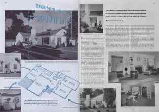 Better Homes & Gardens March 1941 Magazine Article: TRIUMPH OF THE 50-FOOT LOT