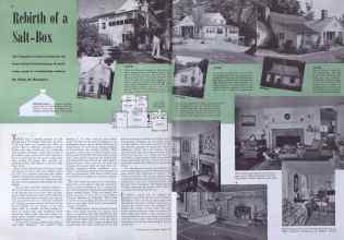 Better Homes & Gardens March 1941 Magazine Article: Rebirth of a Salt-Box
