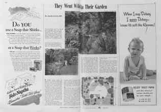 Better Homes & Gardens March 1941 Magazine Article: They Went Wild in Their Garden