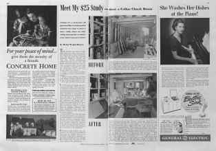 Better Homes & Gardens March 1941 Magazine Article: Meet My $25 Study