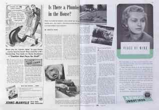 Better Homes & Gardens March 1941 Magazine Article: Is There a Plumber in the House?