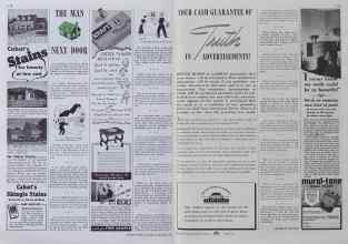 Better Homes & Gardens March 1941 Magazine Article: THE MAN