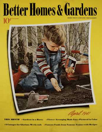 Better Homes & Gardens April 1941 Magazine Cover