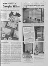 Better Homes & Gardens April 1941 Magazine Article: MAKE YOURSELF A Norwegian Kitchen