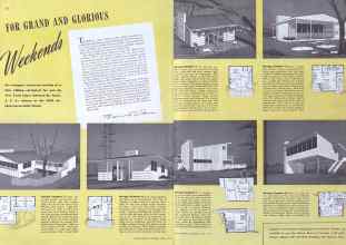 Better Homes & Gardens April 1941 Magazine Article: FOR GRAND AND GLORIOUS Weekends