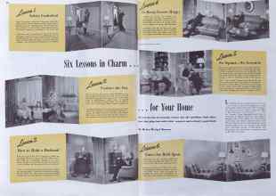 Better Homes & Gardens April 1941 Magazine Article: Six Lessons in Charm ... for Your Home