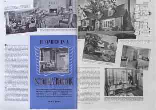 Better Homes & Gardens April 1941 Magazine Article: IT STARTED IN A STORYBOOK