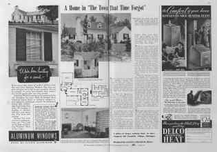 Better Homes & Gardens April 1941 Magazine Article: A Home in 