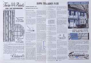 Better Homes & Gardens April 1941 Magazine Article: ALONG THE GARDEN PATH