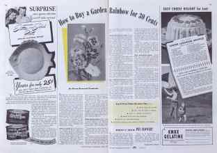 Better Homes & Gardens April 1941 Magazine Article: How to Buy a Garden Rainbow for 30 Cents