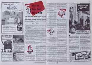 Better Homes & Gardens April 1941 Magazine Article: 5 Ways to Keep Your Taxes Down