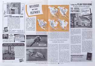 Better Homes & Gardens April 1941 Magazine Article: MYSTERY OF THE FLYWAYS