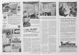 Better Homes & Gardens April 1941 Magazine Article: A Color Adventure in Our OLD Kitchen