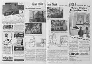 Better Homes & Gardens April 1941 Magazine Article: Fresh Start vs. Head Start