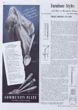 Better Homes & Gardens May 1941 Magazine Article: Furniture Styles And How to Recognise Them