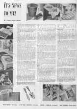 Better Homes & Gardens May 1941 Magazine Article: IT'S NEWS TO ME!