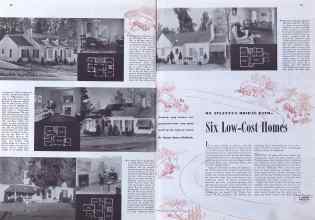 Better Homes & Gardens May 1941 Magazine Article: Six Low-Cost Homes