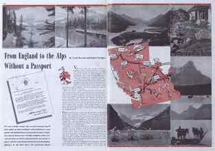 Better Homes & Gardens May 1941 Magazine Article: From England to the Alps Without a Passport
