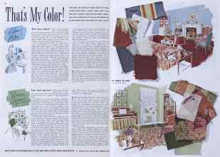 Better Homes & Gardens May 1941 Magazine Article: That's My Color!