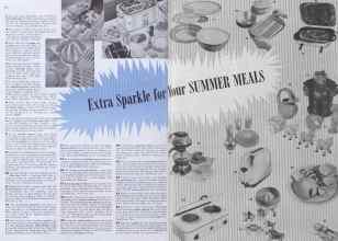 Better Homes & Gardens May 1941 Magazine Article: Extra Sparkle for Your SUMMER MEALS