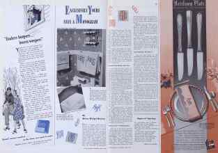 Better Homes & Gardens May 1941 Magazine Article: EXCLUSIVELY YOURS SAYS A MONOGRAM