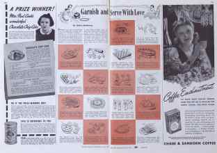 Better Homes & Gardens May 1941 Magazine Article: Garnish and Serve With Love