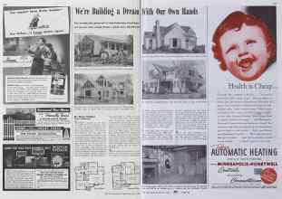 Better Homes & Gardens May 1941 Magazine Article: We're Building a Dream With Our Own Hands
