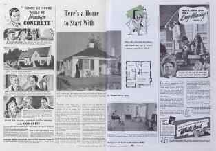 Better Homes & Gardens May 1941 Magazine Article: Here's a Home to Start With