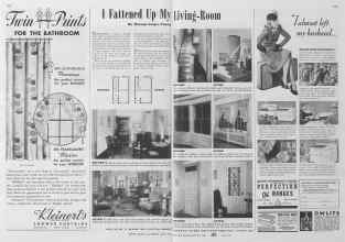 Better Homes & Gardens May 1941 Magazine Article: I Fattened Up My Living-Room