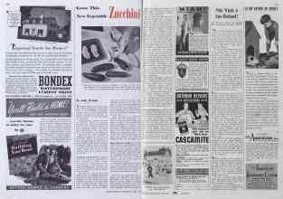 Better Homes & Gardens May 1941 Magazine Article: Zucchini Grow This New Vegetable