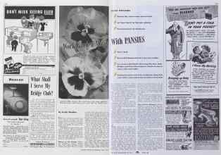 Better Homes & Gardens May 1941 Magazine Article: Work Garden Magic With PANSIES