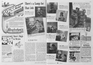 Better Homes & Gardens May 1941 Magazine Article: There's a Lamp for That Job