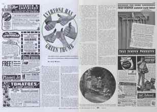 Better Homes & Gardens May 1941 Magazine Article: EVERY ONE HAS A GREEN THUMB