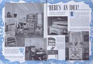 Better Homes & Gardens June 1941 Magazine Article: HERE'S AN IDEA!