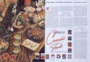 Better Homes & Gardens June 1941 Magazine Article: IN PRAISE OF Canada's Foods