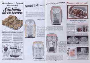 Better Homes & Gardens June 1941 Magazine Article: Winning Tricks WITH RUFFLED READY-MADES