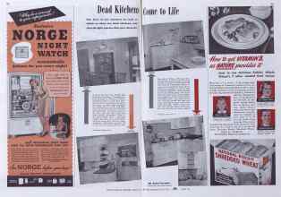 Better Homes & Gardens June 1941 Magazine Article: Dead Kitchens Come to Life