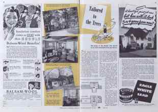 Better Homes & Gardens June 1941 Magazine Article: Tailored to the Trees
