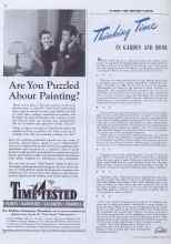 Better Homes & Gardens July 1941 Magazine Article: Thinking Time