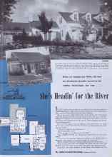 Better Homes & Gardens July 1941 Magazine Article: She's Headin' for the River