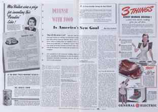 Better Homes & Gardens July 1941 Magazine Article: DEFENSE WITH FOOD Is America's New Goal