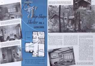 Better Homes & Gardens July 1941 Magazine Article: Ship-Shape Shelter for A LANDLUBBER
