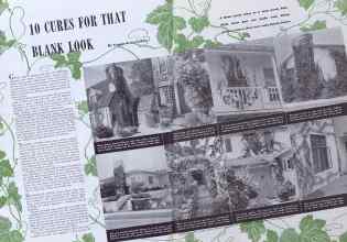 Better Homes & Gardens July 1941 Magazine Article: 10 CURES FOR THAT BLANK LOOK