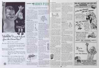 Better Homes & Gardens July 1941 Magazine Article: ALONG THE GARDEN PATH