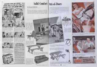 Better Homes & Gardens July 1941 Magazine Article: Solid Comfort Out-of-Doors