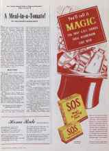 Better Homes & Gardens August 1941 Magazine Article: A Meal-in-a-Tomato!