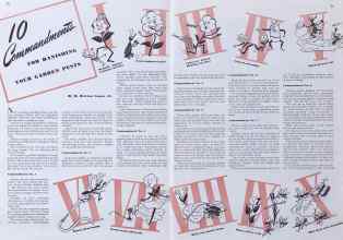 Better Homes & Gardens August 1941 Magazine Article: 10 Commandments FOR BANISHING YOUR GARDEN PESTS