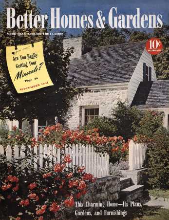 Better Homes & Gardens September 1941 Magazine Cover