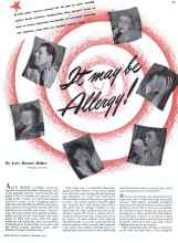 Better Homes & Gardens September 1941 Magazine Article: It may be Allergy!