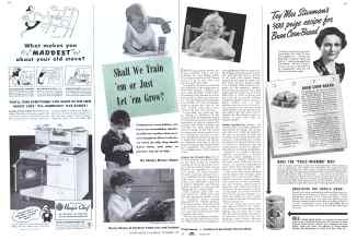 Better Homes & Gardens September 1941 Magazine Article: Shall We Train 'em or Just Let 'em Grow?